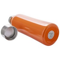 photo B Bottles Twin - Glossy Orange - 500 ml - Double wall thermal bottle in 18/10 stainless steel 2